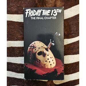 Friday The 13th The Final Chapter VHS Video Tape EX Cond Jason Vorhees Horror